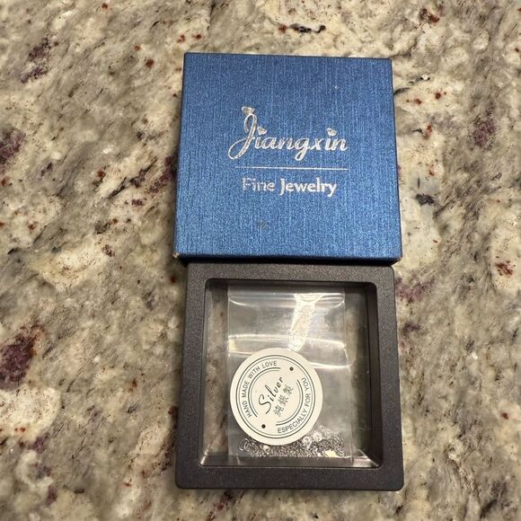 NEW Crystal Bloom Necklace Sterling Silver - Picture 11 of 12